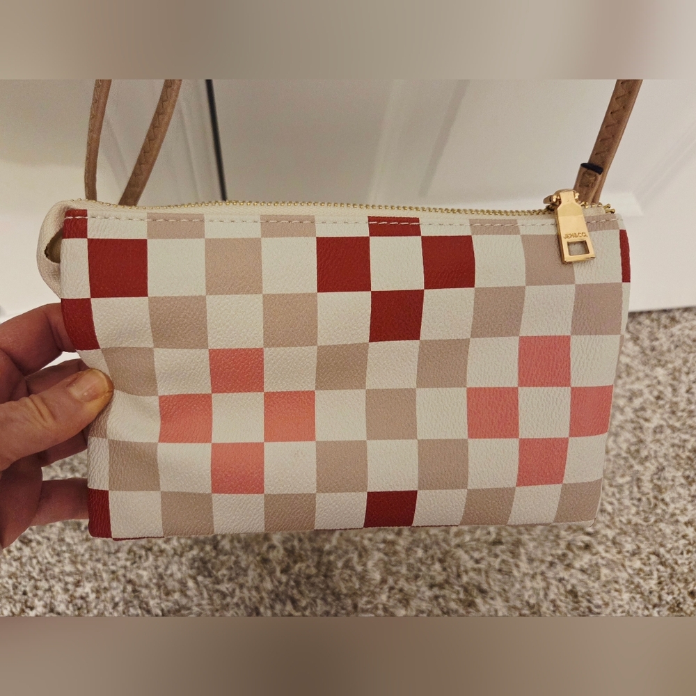 Jen & Co Checkered Riley Crossbody